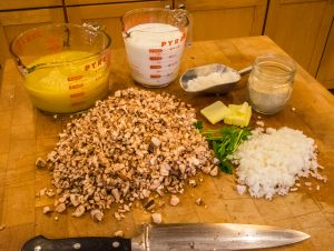 Mushroom soup ingredients