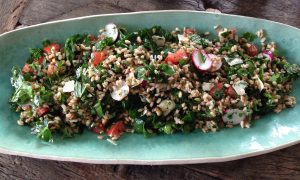 Farro Salad with Baby Kale