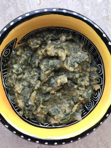 Indian Eats, Spinach with Lentils